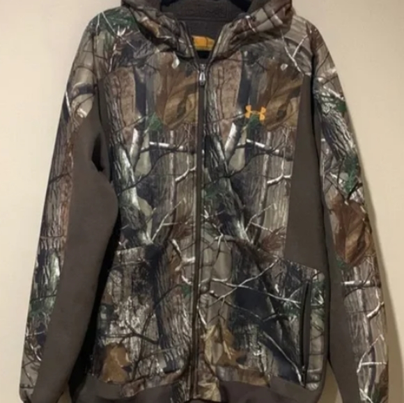 Under Armour Sherpa Lined Camo Jacker - Picture 1 of 4